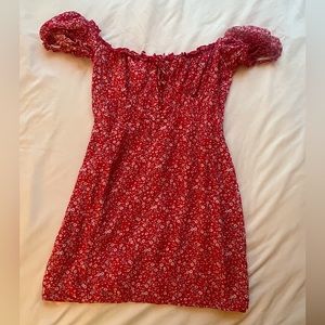 Princess Polly Red Floral Mini Dress